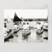 1925 Summer Camp für junge Männer Postkarte (Vorderseite)