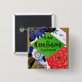 1925 Superieure-Blume des französischen Parfums Button (Vorne & Hinten)