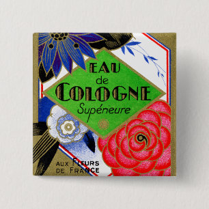 1925 Superieure-Blume des französischen Parfums Button