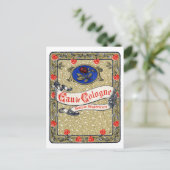 1925 Superior Eau de Köln Parfüm Postkarte (Stehend Vorderseite)