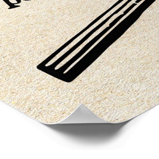 1925 Vintage Kaffeewerbung Poster (Ecke)