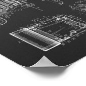 1926 Faltkamera Patent Art Zeichnend Druck Poster (Ecke)