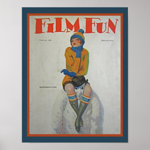 1926 Film Fun Snowmans Land Poster