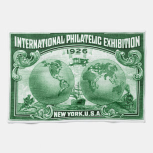 1926 Internationale PhilatelieExpo New York Handtuch