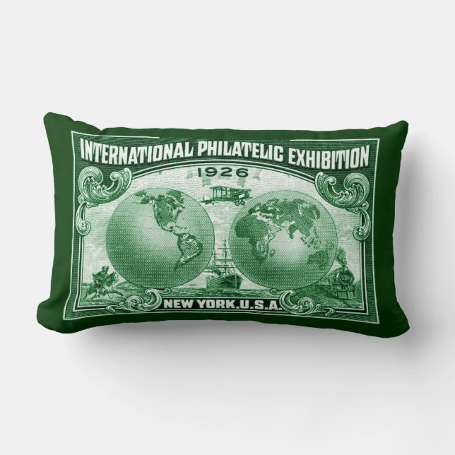 1926 Internationale PhilatelieExpo New York Lendenkissen (Vorderseite)