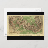 1926 Karte des Grand Canyon Nationalparks Arizona (Vorne/Hinten)