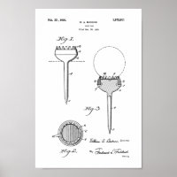 1926 Vintages Golf T-Shirt Patent Art Print