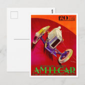 1927 Amilcar Vintage Rennad Postkarte (Vorne/Hinten)