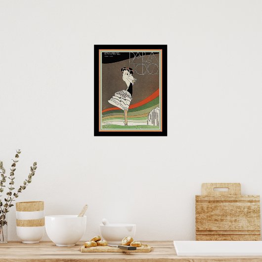 1927 Art Deco Para Todas Poster (Küche)