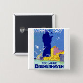 1927 Bremerhaven Deutschland Button (Vorne & Hinten)