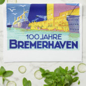 1927 Bremerhaven Deutschland Handtuch (Gefaltet)