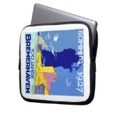 1927 Bremerhaven Deutschland Laptopschutzhülle (Vorderseite Links)