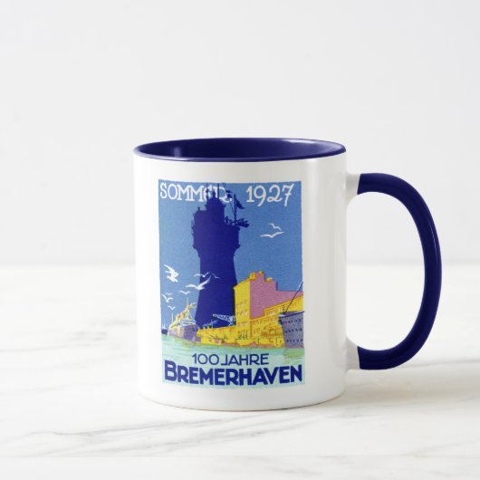 1927 Bremerhaven Deutschland Tasse (Rechts)