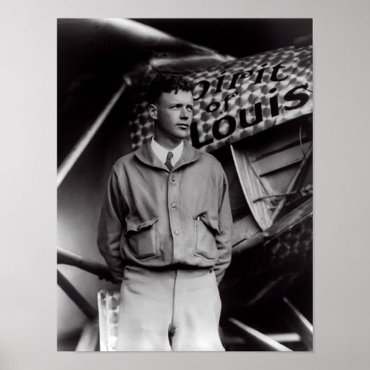 1927 CHARLES LINDBERGH POSTER (Vorne)