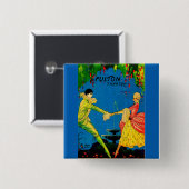 1927 Das Fulton Theater Programm deckt Kunst ab Button (Vorne & Hinten)