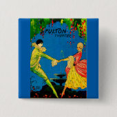 1927 Das Fulton Theater Programm deckt Kunst ab Button (Vorderseite)