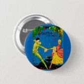 1927 Das Fulton Theater Programm deckt Kunst ab Button (Vorne & Hinten)