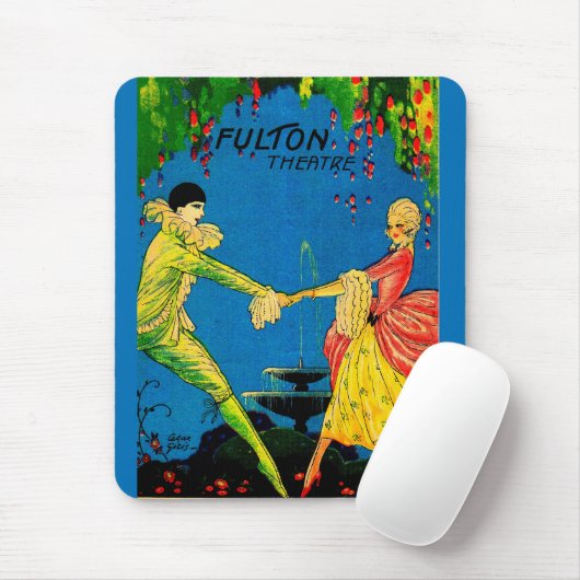 1927 Das Fulton Theater Programm deckt Kunst ab Mousepad (Mit Mouse)