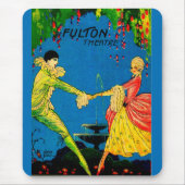 1927 Das Fulton Theater Programm deckt Kunst ab Mousepad (Vorne)