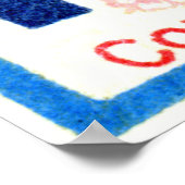 1927 Genfer Blume Ausstellungsposter Poster (Ecke)