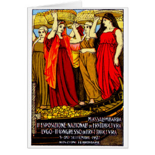 1927 italienisches Frucht-Züchter-Plakat