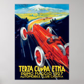 1927 ITALY Coppa Etna Poster (Vorne)