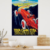 1927 ITALY Coppa Etna Poster (Küche)