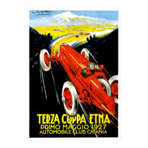 1927 Terza Coppa Etna Auto Road Kundgebung Ad