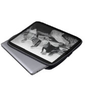 1928 Art Deco Flapper Mode Vogue Fotoshooting Laptopschutzhülle (Vorne Knopf)