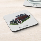 1928 Buick Master Set mit 6 Untersetzer (Linke Seite)