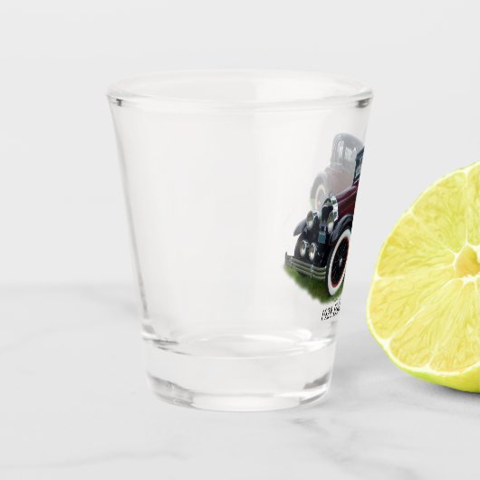 1928 Buick Master Shot Glas (Links)