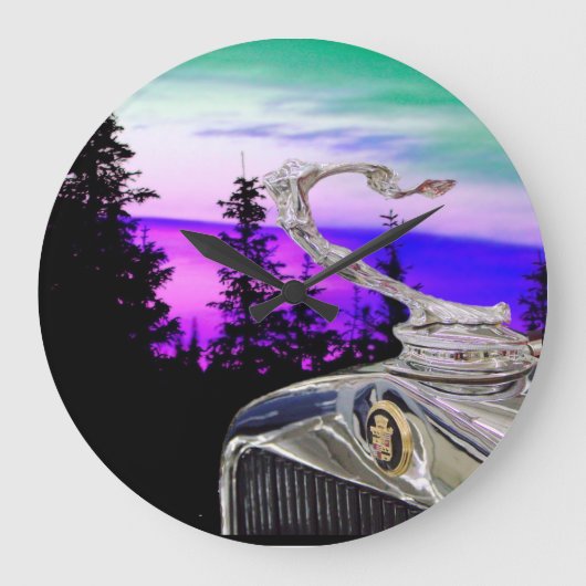 1928 Cadillac Town Car Große Wanduhr (Vorderseite)