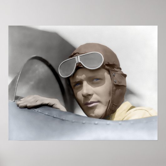 1928 CHARLES LINDBERGH POSTER (Vorne)