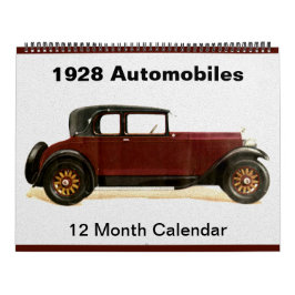 1928 Classic Auto Alte antike Autos Vintager Coupe Kalender