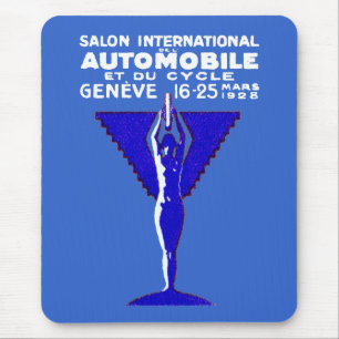 1928 Geneve Car and Motorrad Show Mousepad