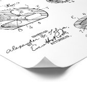 1928 Golf Club Head Design Patent Art Print Poster (Ecke)