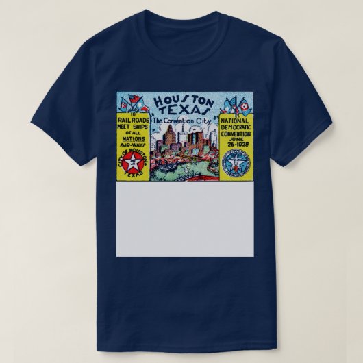 1928 Houston Texas T-Shirt (Design vorne)