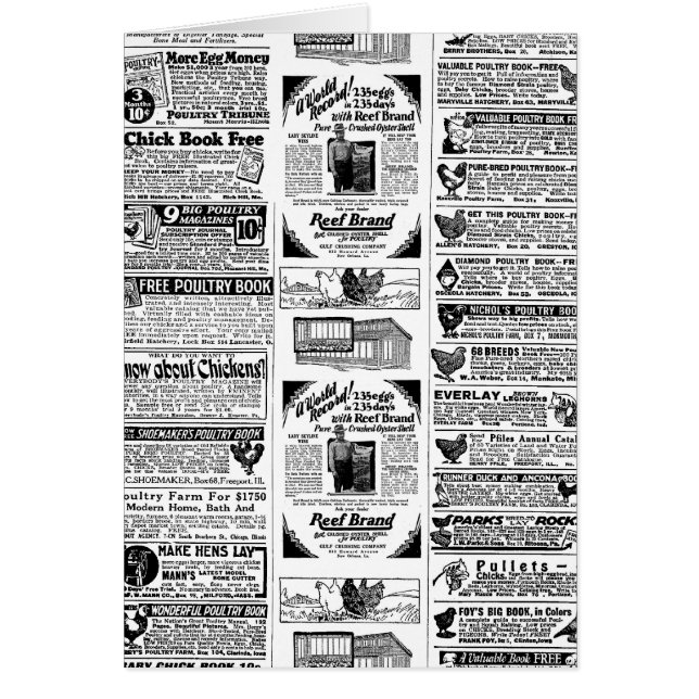 1928 Hühneranzeigen (Vorne)