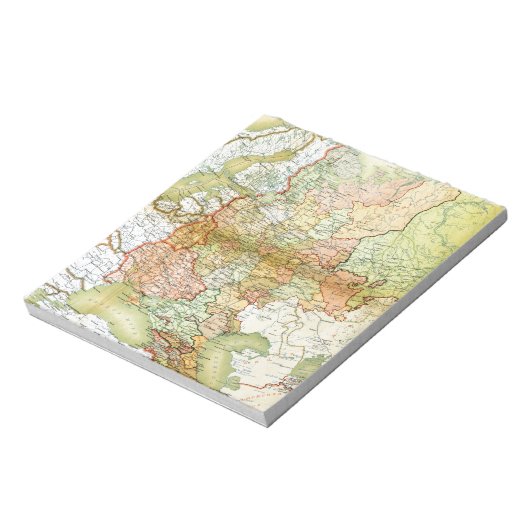 1928 Karte der alten sowjetischen Gewerkschaft UdS Notizblock (Rotiert)