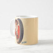 1928 Kelly-Springfields Tire mascot Lotta Miles Kaffeetasse (Vorderseite Links)