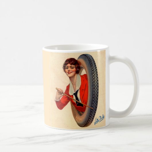 1928 Kelly-Springfields Tire mascot Lotta Miles Kaffeetasse (Rechts)