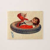 1928 Kelly-Springfields Tire mascot Lotta Miles Puzzle (Horizontal)