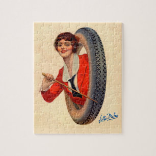1928 Kelly-Springfields Tire mascot Lotta Miles Puzzle
