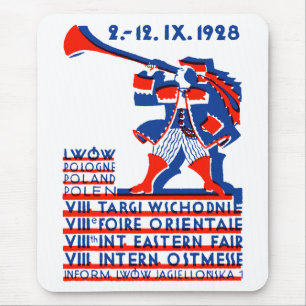 1928 Lwow Ostmesse Mousepad