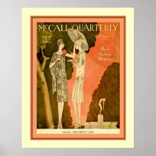 1928 McCall Deko Magazine Cover 16x20