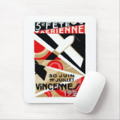 1928 Paris Air Show Mousepad (Mit Mouse)