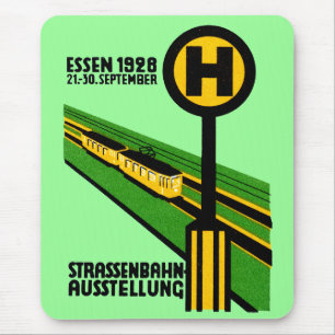 1928 Straßenbahn-Ausstellung Mousepad