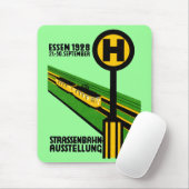 1928 Street Car Exposition Mousepad (Mit Mouse)