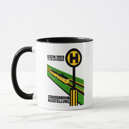 1928 Street Car Exposition Tasse (Links)