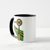 1928 Street Car Exposition Tasse (Vorderseite Links)